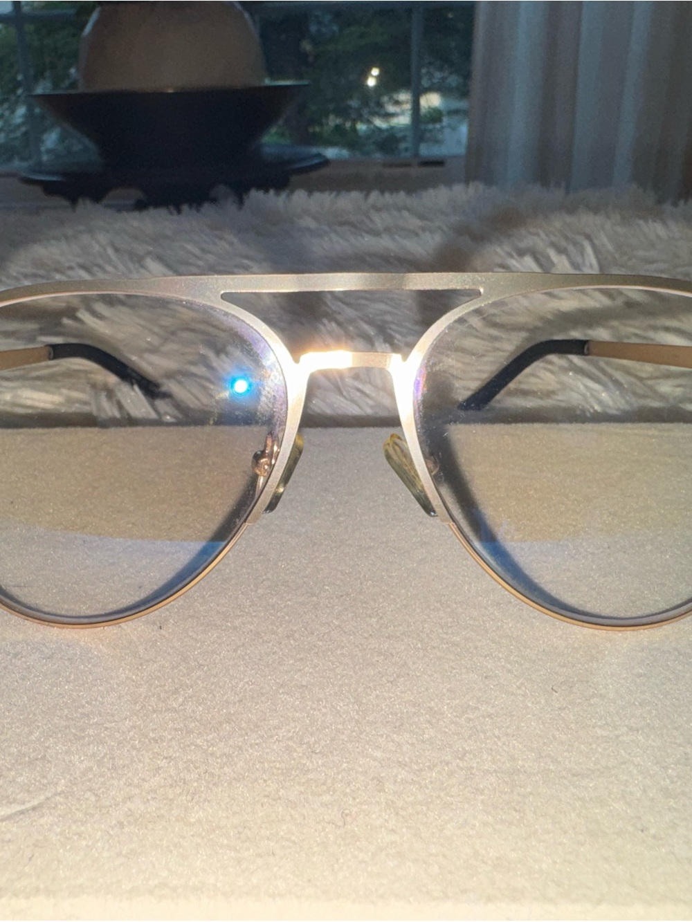 Gold Aviator Women’s Reader Glasses 1.50 - Picture 3 of 5